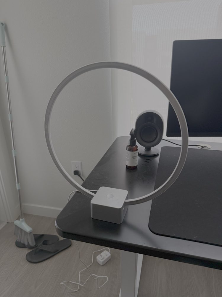 Modern Ring LED Desk Lamp photo 2